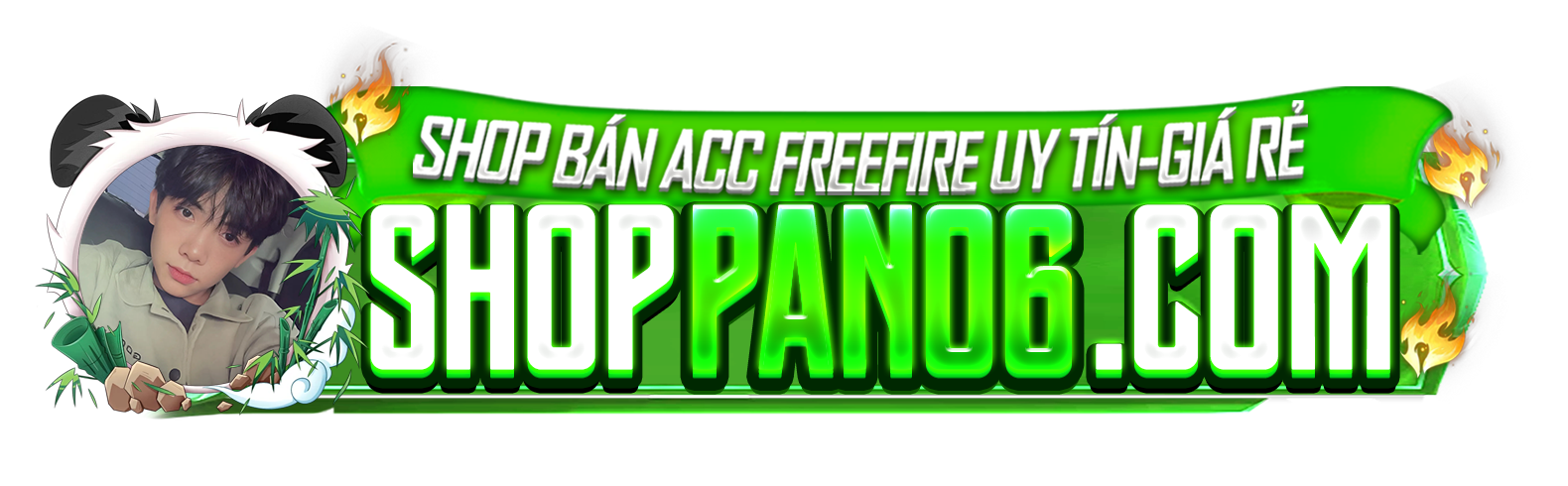 Logo Shop Acc FF Của TikToker Pan06 FF - Shop Acc FF, Mua Nick FreeFire Uý Tín